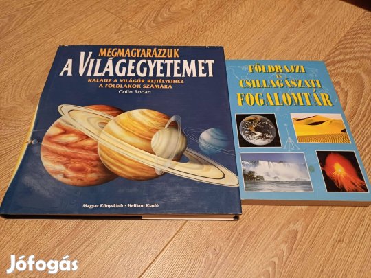 Csillagászat, Világegyetem - 2 db könyv egyben