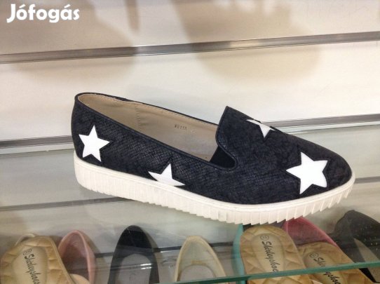 Csillagós bebújós női slip-on cipő!37/38/39