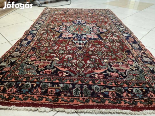 Csillagos husszieinabadi 110x183 kézi gyapjú perzsa szőnyeg FZ126