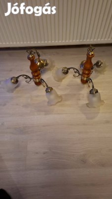 Csillár 3 ágú 2db eladó