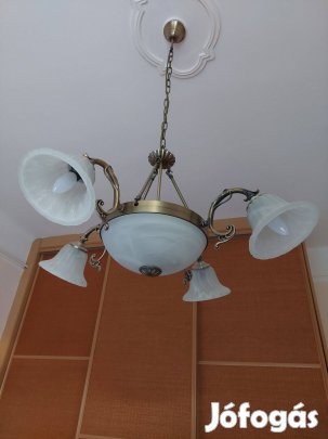 Csillár 4 ágú üvegbúrás Eglo