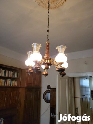 Csillár 5 ágú 80x55x45 cm, mennyezeti világítás