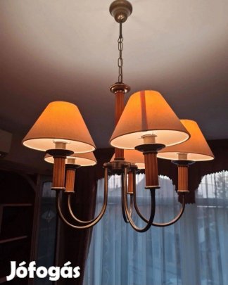 Csillár 5 ágú led izzókkal