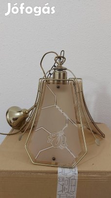 Csillár Üveg Lamellás bakelit foglalat 1x60W