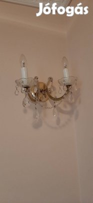 Csillár + falilámpa