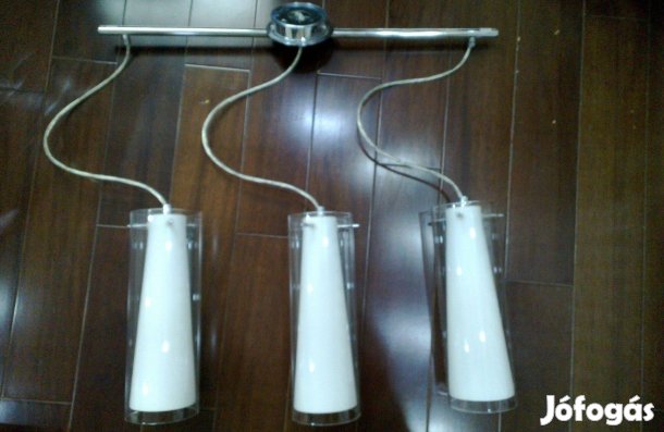 Csillár lámpa világítás Eglo fehér üveg