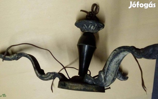 Csillár nagyon régi 3 ágú,-olcsón!/51