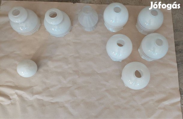 Csillárbúrák fehér és opálos