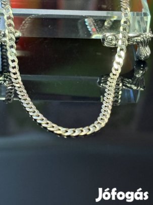 Csillogó, masszív ezüst nyaklánc (70 cm)