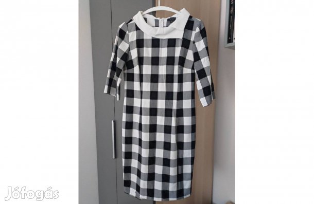 Csini Reserved kockás ruha 38-as