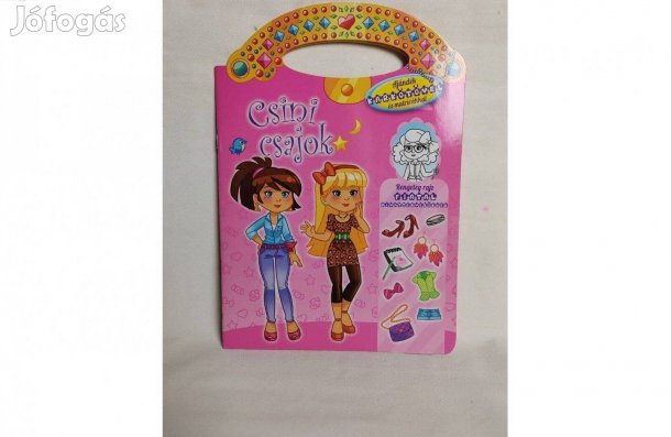 Csino csajok füzet és körömdíszítő szett, Manó könyvek