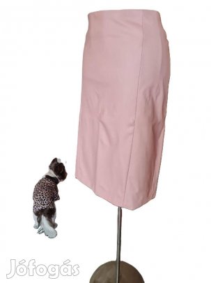 Csinos, Rózsaszín Bőr Szoknya. Méret: 46. Kód: SZKR 201