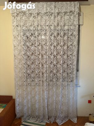 Csipke függönyök egyben (3db)