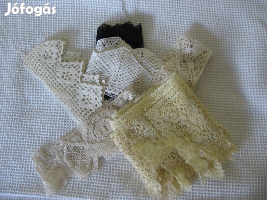 Csipkeszegélyek a leírtak szerint