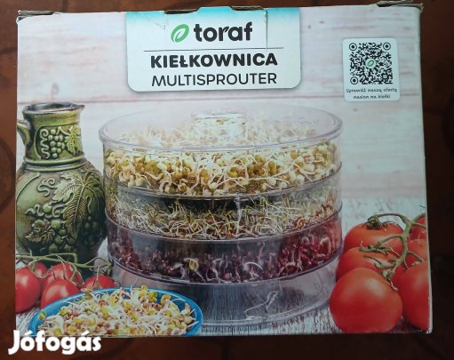 Csíráztató edény tálak, szettben magokkal,új!/80