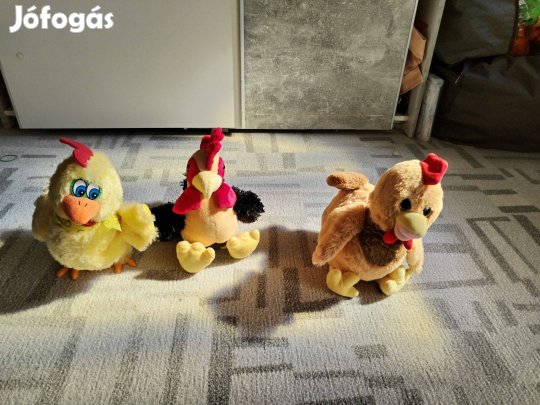 Csirke pipi kakas tyuk plüss