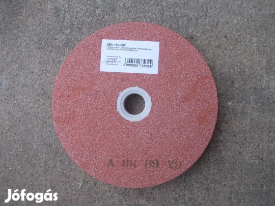 Csiszoló korong 150x20x20 mm-es, piros, 6A 60-as szemcse