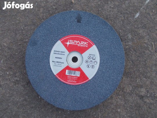 Csiszoló korong 150x20x32/16 mm-es szűkítéssel, szürke, 60 szemcse