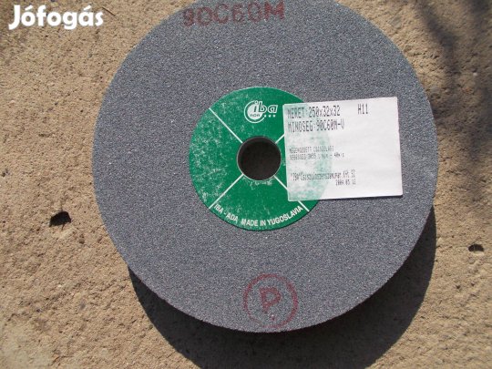 Csiszoló korong 250x32x32 mm-er, szürke, 60-as szemcse