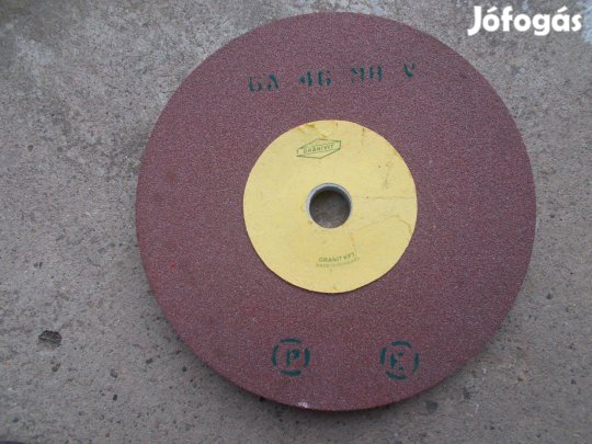 Csiszoló korong 300x32x32 mm-es, piros, 46-os szemcse