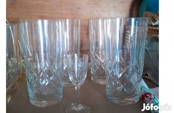 Csiszolt 3 dl-es ajándékozható pohárkészlet 4 db, Személyesen