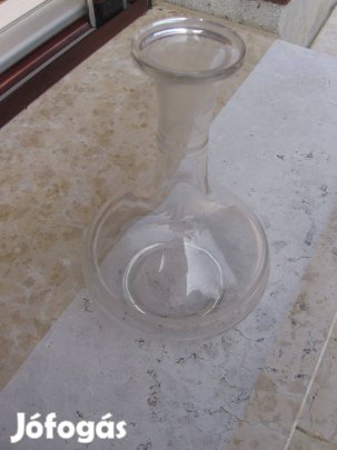 Csiszolt kínáló, üvegpalack - 0,3 l