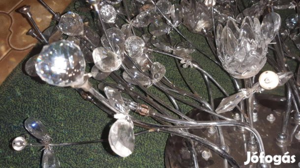 Csiszolt köves led csillár