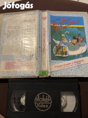 Csizmás kandúr a világ körül mese vhs. 