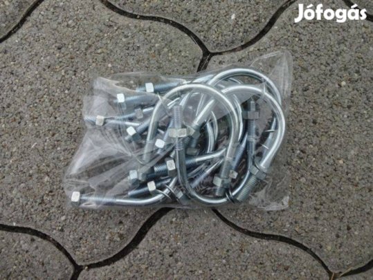 Csőbilincs 50 mm csőre vagy másra anyával és alátéttel 10 db