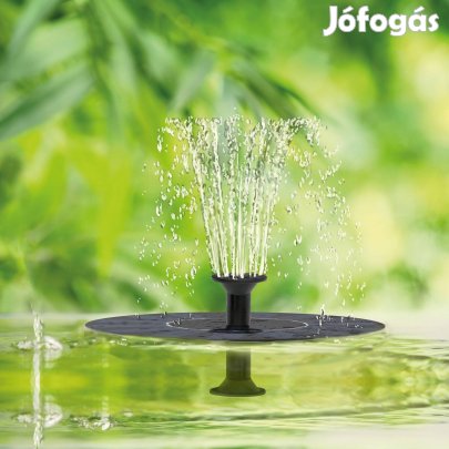 Csobogó Napelemes szökőkút szolár kerti tó szökőkút