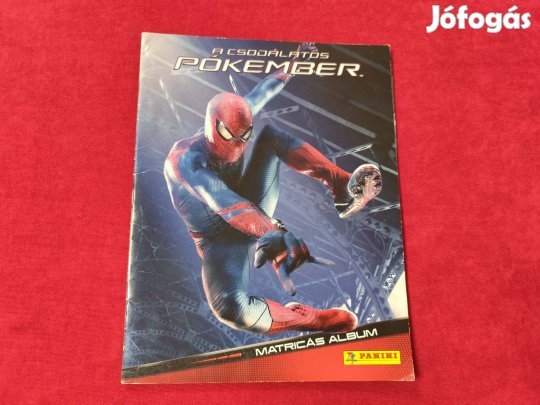 Csodálatos pókember matricás album (191-ből 58db hiányzik)