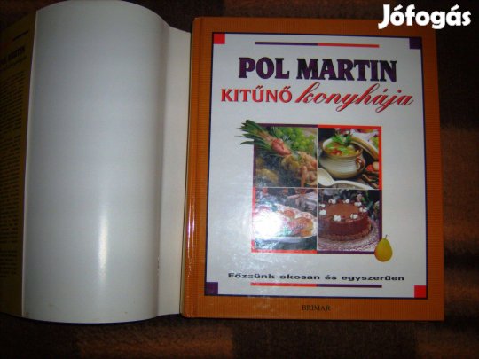 Csodás, nagy új "POL Martin Kitűnő konyhája szakácskönyv