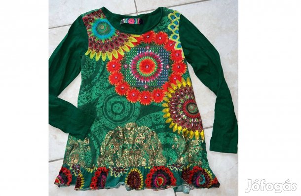 Csodaszép Desigual hosszított lányka póló 8- 9-10 évesnek
