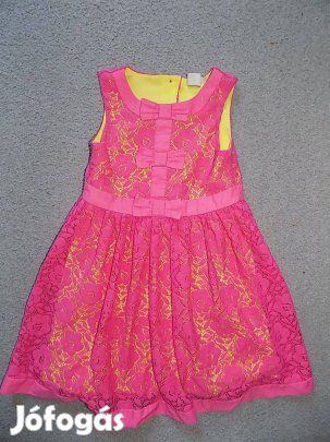 Csodaszép csipkés alkalmi ruha, 3-4 évesre