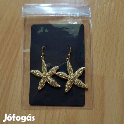 Csodaszép designer tengericsillag fülbevaló Új