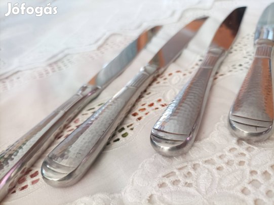 Csodaszép kalapált felületű nyéllel 6 db Sola, svájci rozsdamentes kés