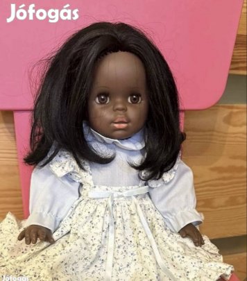 Csodaszép néger baba 45cm