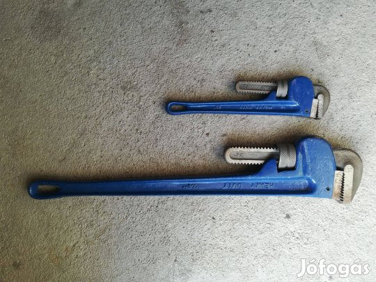 Csőfogó 2 db, Heavy duty acél egy ik 12" a másik 24" újak