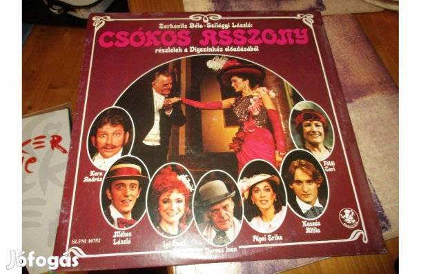 Csókos Asszony bakelit hanglemez eladó