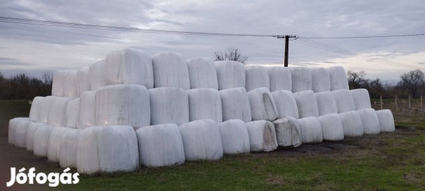 Csomagolt lucerna bálák