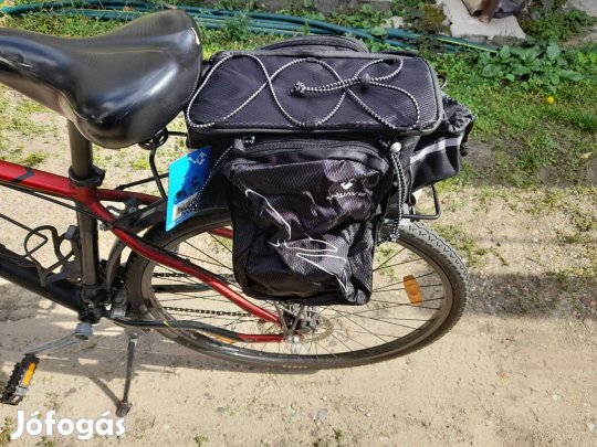 Csomatartóra túratáska