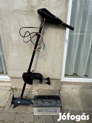 Csónakmotor 12V 66lbs akksival! Csónak motor
