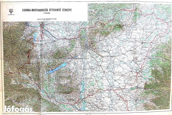 Csonka Magyarország áttekintő térkép 1936