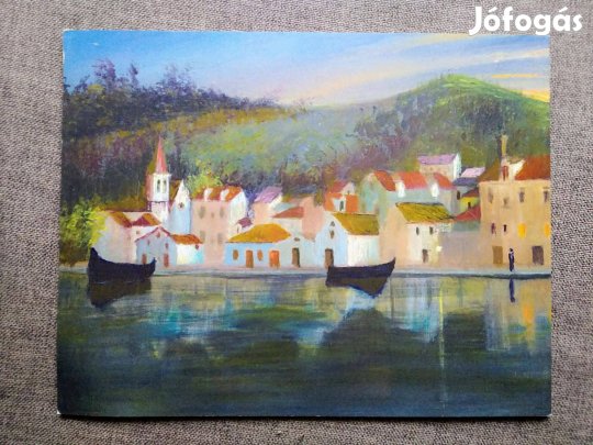 Csontváry Kosztka Tivadar: Traui tájkép naplemente idején,1899 (Blick