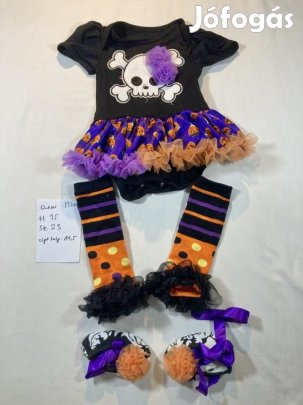 Csontváz jelmez, baby halloween jelmez, új M200
