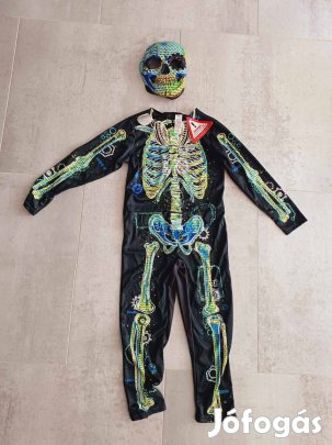 Csontváz jelmez (új, címkés, 128-as)