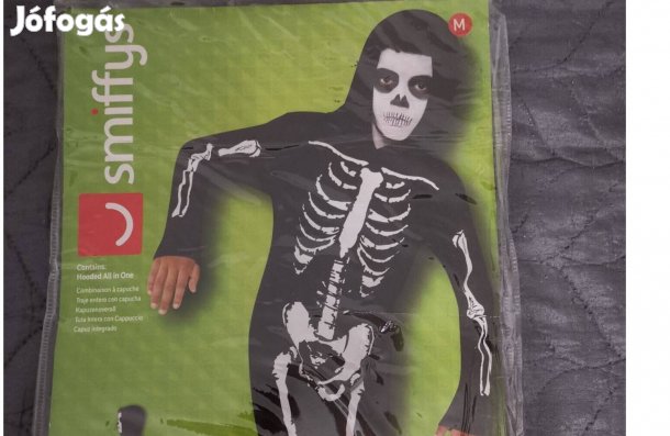 Csontváz mintás jelmez 7 - 9 évesnek