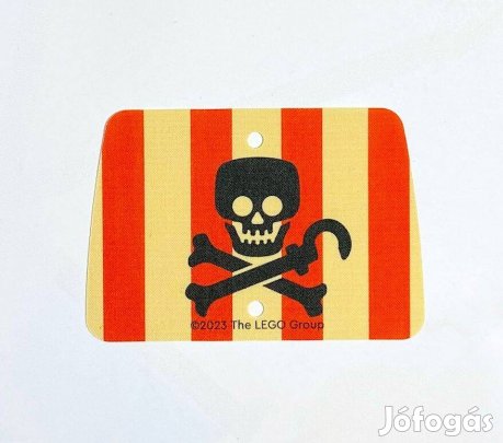 Csontvázfejes kalózhajó vitorla Eredeti LEGO elem - Disney 43212 - Új