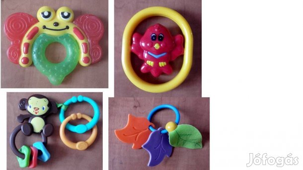 Csörgők, rágókák, babajátékok 500 Ft/db