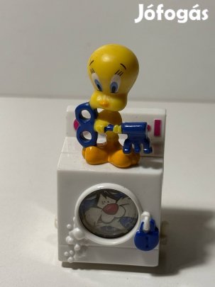 Csőrike és Szilveszter 1995 Looney Tunes figura McDonald's Happy Meal